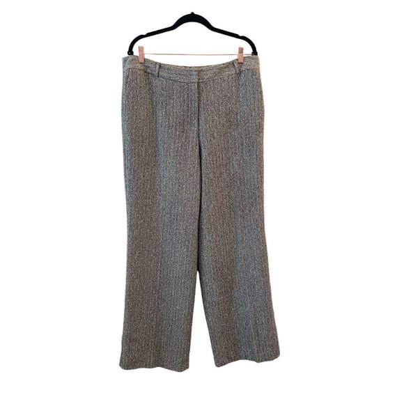 Talbots Womens Wide Leg Trouser Pants Size 16 Italian Office Career Capsule - Picture 1 of 7